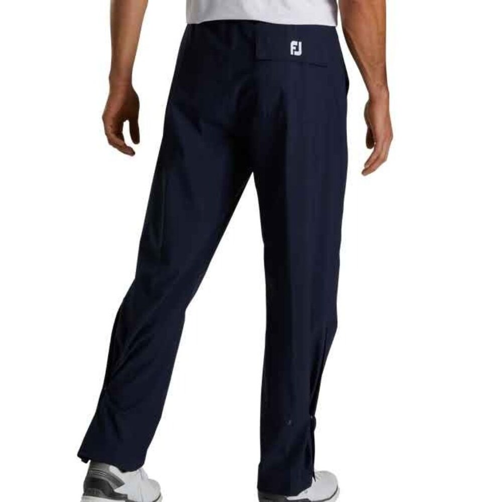 Footjoy Dryjoys Black Waterproof Rain Over Drawstring Pants Inseam 33"